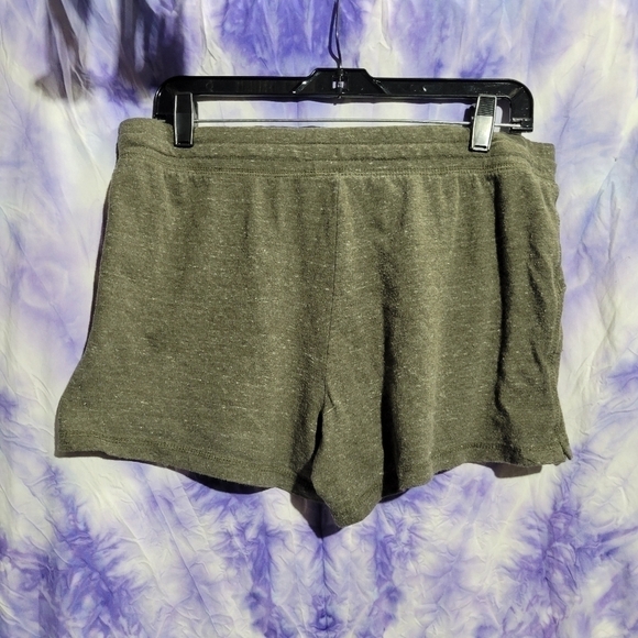 Athletic Works Women's Navy Green Drawstring Shorts Size L(12-14) - Picture 8 of 9